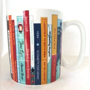 Ginger Fox, Female Writers Tea/Coffee Cup/Mug, for Book Lovers/Writers. 14 fl.oz